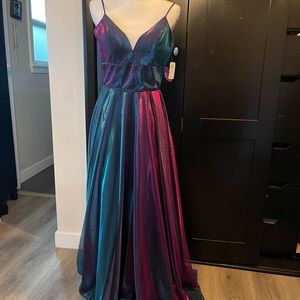 NWT holographic formal dress